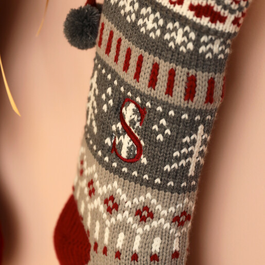 close up of initial personalisation
