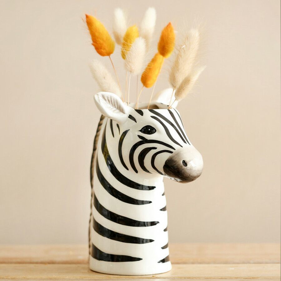 Zebra Vase