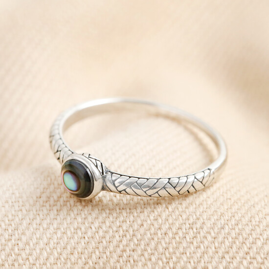 Sterling Silver shell ring