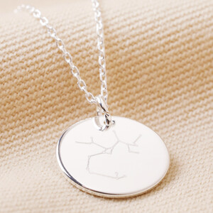 Handmade Constellation Necklace in Silver