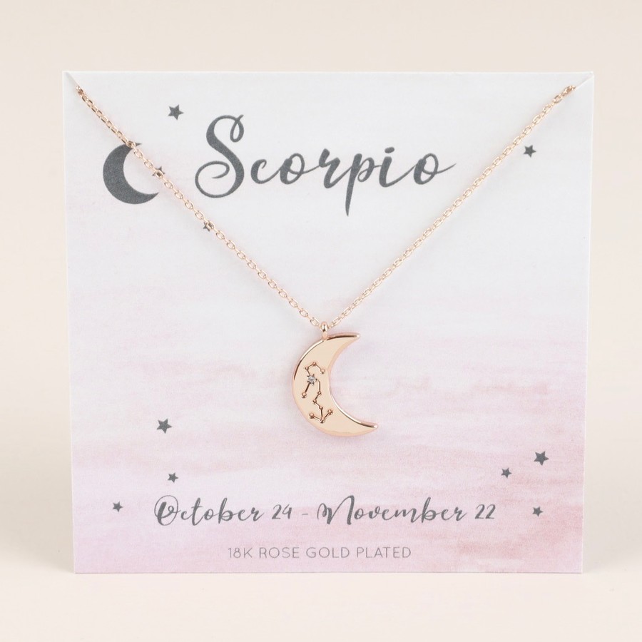 constellation moon necklace