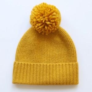 Mustard Bobble Hat