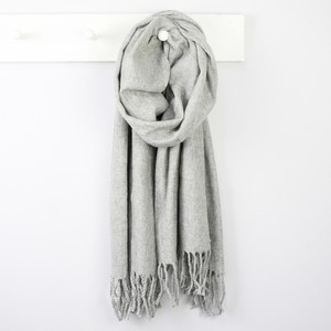 Grey Super Soft Lambswool Scarf