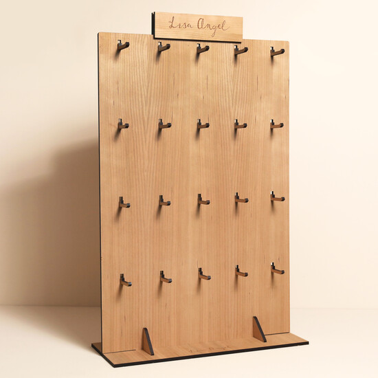 Large UK POS Stand with Double Sided Logo