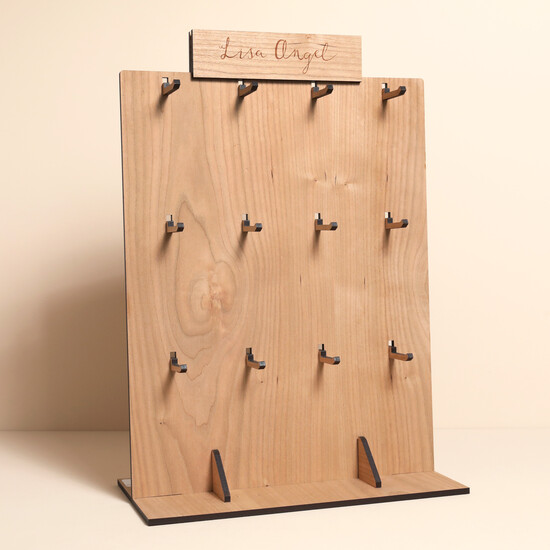 Small POS Stand with Double Sided Logo